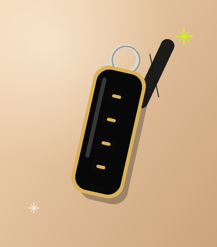 Leather Key Cover for Toyota